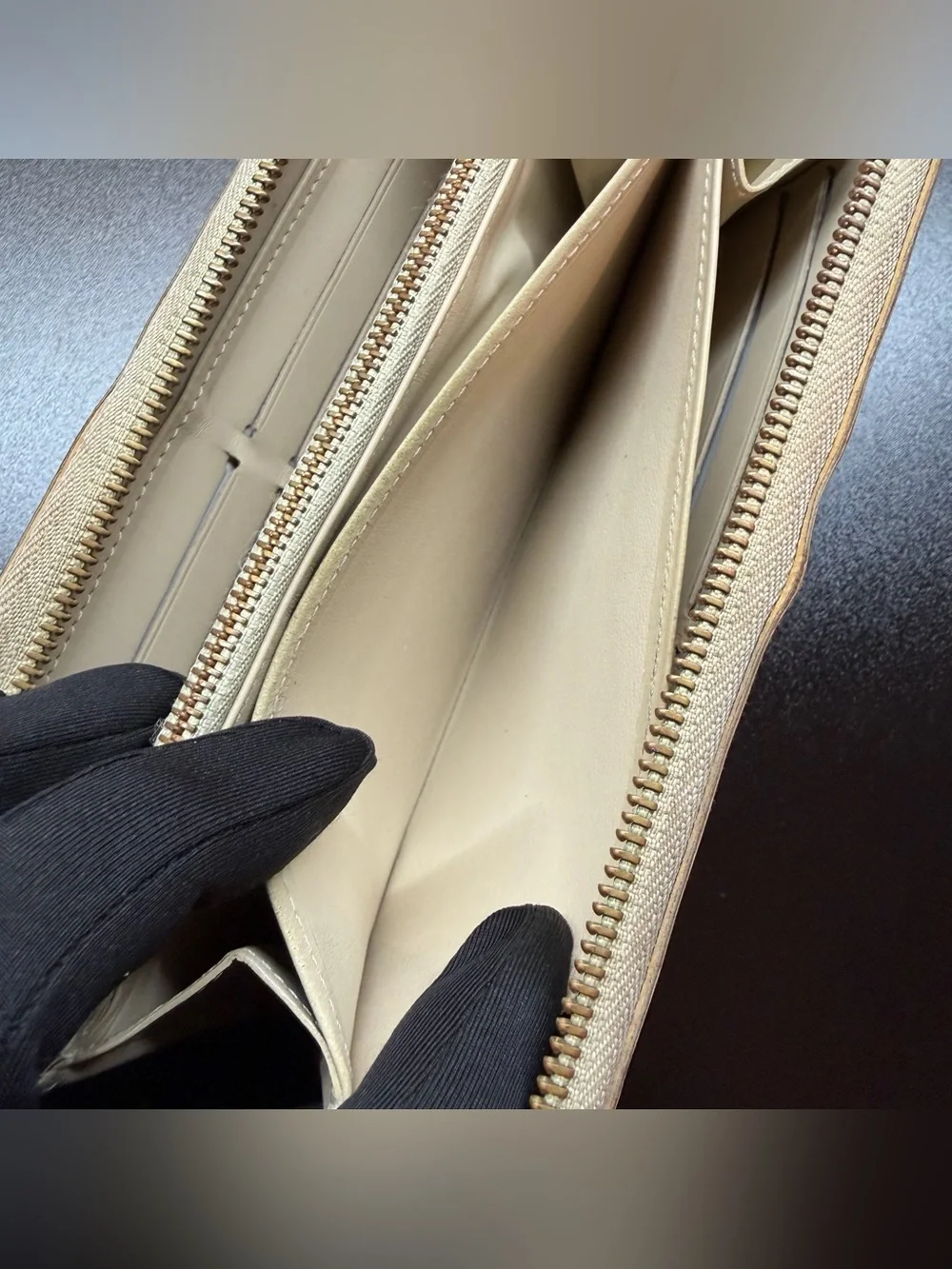 Louis Vuitton Yellow Vernis Zippy Continental Wallet
